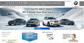 Auto West Bmw's Website