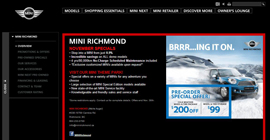 MINI Richmond's Website